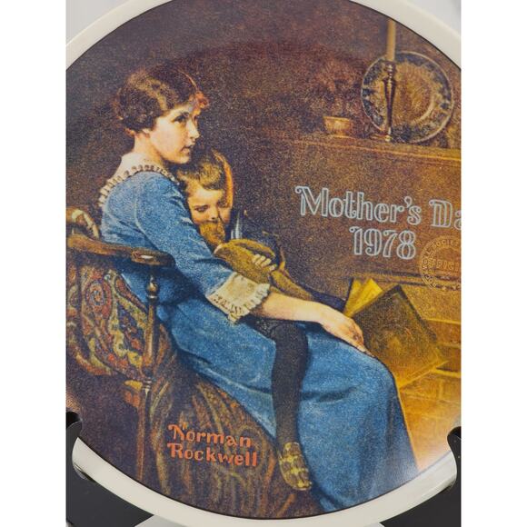 Bedtime Plate Wall Decor 1978 Fine China 8 1/2" Mother's Day Home Decor Vintage - Picture 2 of 12